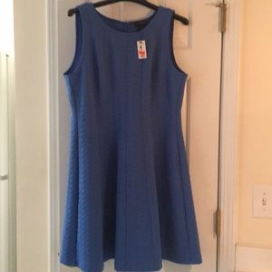NWT The Limited Blue Fit and Flare Dress